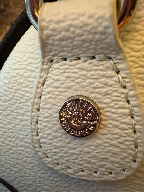 Von Dutch light blue Mini Satchel with Black Eyewing Graphic - Picture 3 of 13